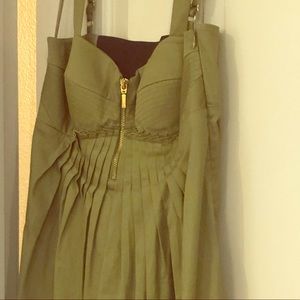 Jessica Simpson olive green sundress